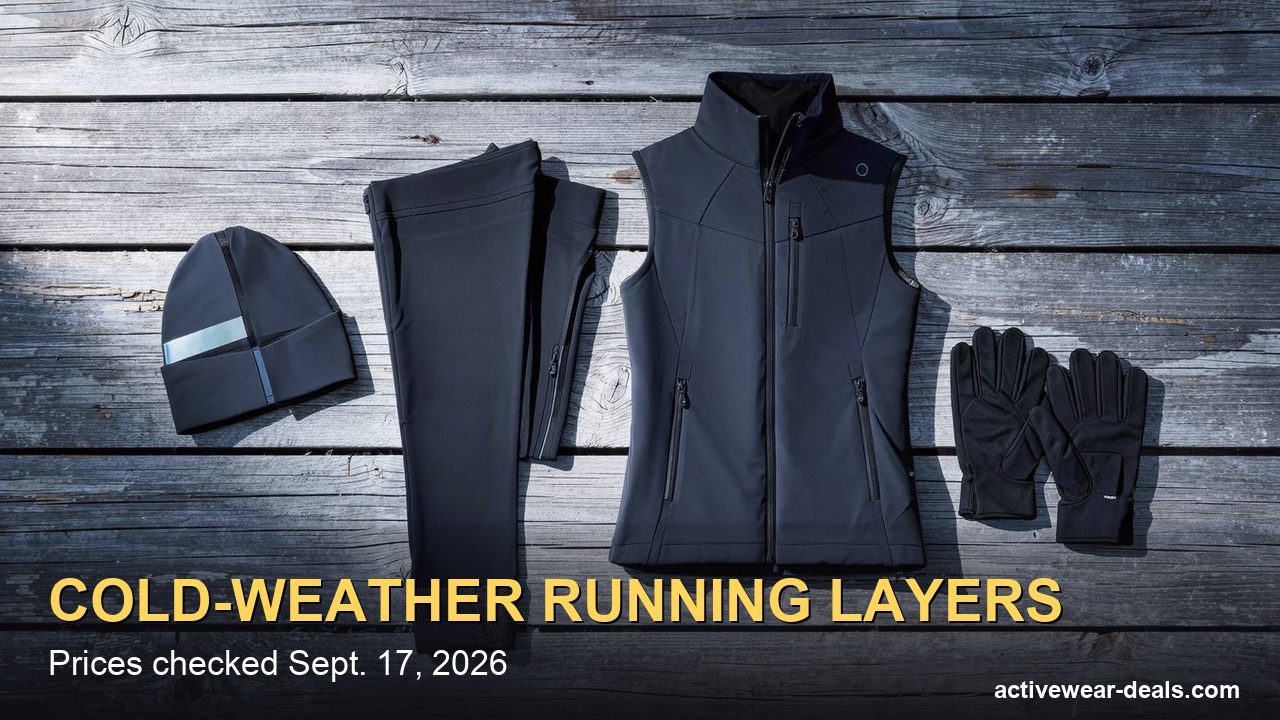 Cold-Weather Running Layers, Sept. 17, 2026: Fleece-Lined Tights From $22, and a $34 Vest That Is Today Only