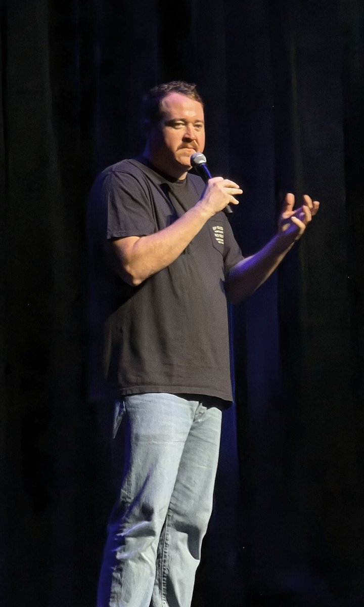 Shane Gillis performing stand-up in September 2025